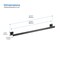 Kibi Blaze 24 inch Bathroom Towel Bar KBA1604MB - alternate 6